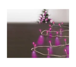 Discount FEERIC LIGHTS AND CHRISTMAS Guirlande Lumineuse 30 M De Lumiere 300 Led Bleu, Rouge, Rose Et Violet