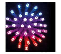 Discount FEERIC LIGHTS AND CHRISTMAS Guirlande Lumineuse 30 M De Lumiere 300 Led Bleu, Rouge, Rose Et Violet