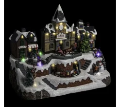 Discount FEERIC LIGHTS AND CHRISTMAS Village De Noël Lumineux, Anime Et Musical La Gare Et Son Train