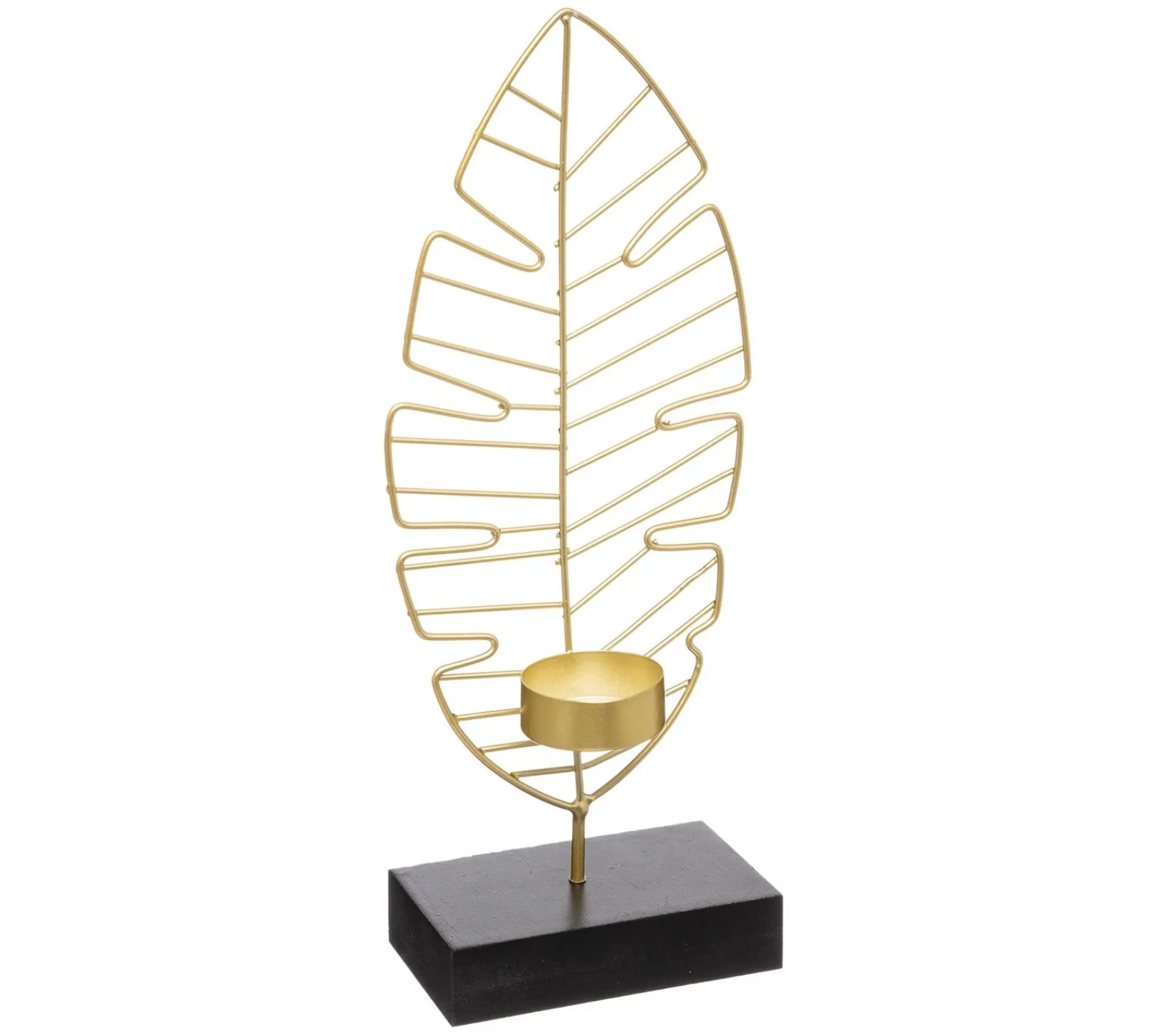 Clearance FEERIC LIGHTS AND CHRISTMAS Photophore De Noël Design Metal Jungle Electro - Dore Et Noir
