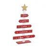 Cheap FEERIC LIGHTS AND CHRISTMAS Déco De Noël Pancarte Rouge Sapin En Bois H 35 Cm