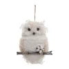 Sale FEERIC LIGHTS AND CHRISTMAS Suspension De Noël Hibou Sur Branche H 50 Cm