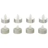 Hot FEERIC LIGHTS AND CHRISTMAS Set 8 Bougies Lumineuses A Led Argent Metallise Et Paillete D 4 Cm