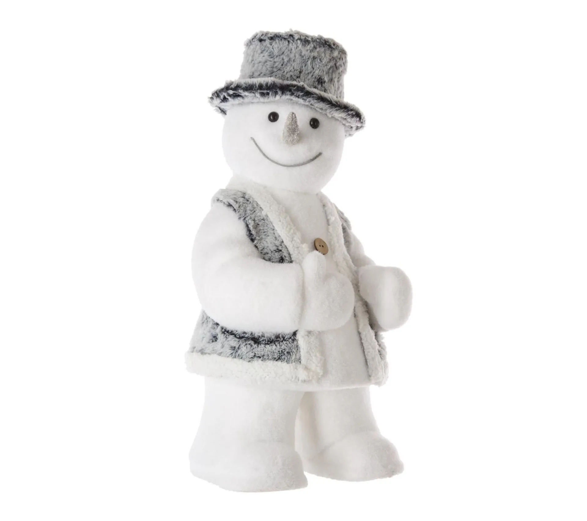Best FEERIC LIGHTS AND CHRISTMAS Décoration De Noël Bonhomme De Neige Avec Son Chapeau H 50 Cm Un Noël Kinfolk