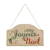 Cheap FEERIC LIGHTS AND CHRISTMAS Déco De Noël Pancarte En Bois Joyeux Noël H 33 Cm