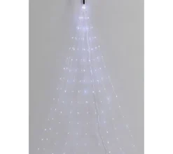 * Guirlande Et Boule De Sapin^Fil D'Argent Cascade 200 Led Blanc Froid