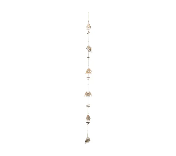 * Guirlande Et Boule De Sapin^Guirlande De Noël "Bonnet Et Manteau" 150Cm Naturel