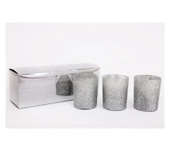 Cheap HEART OF THE HOME 3 Bougies De Noël Ice - Argent