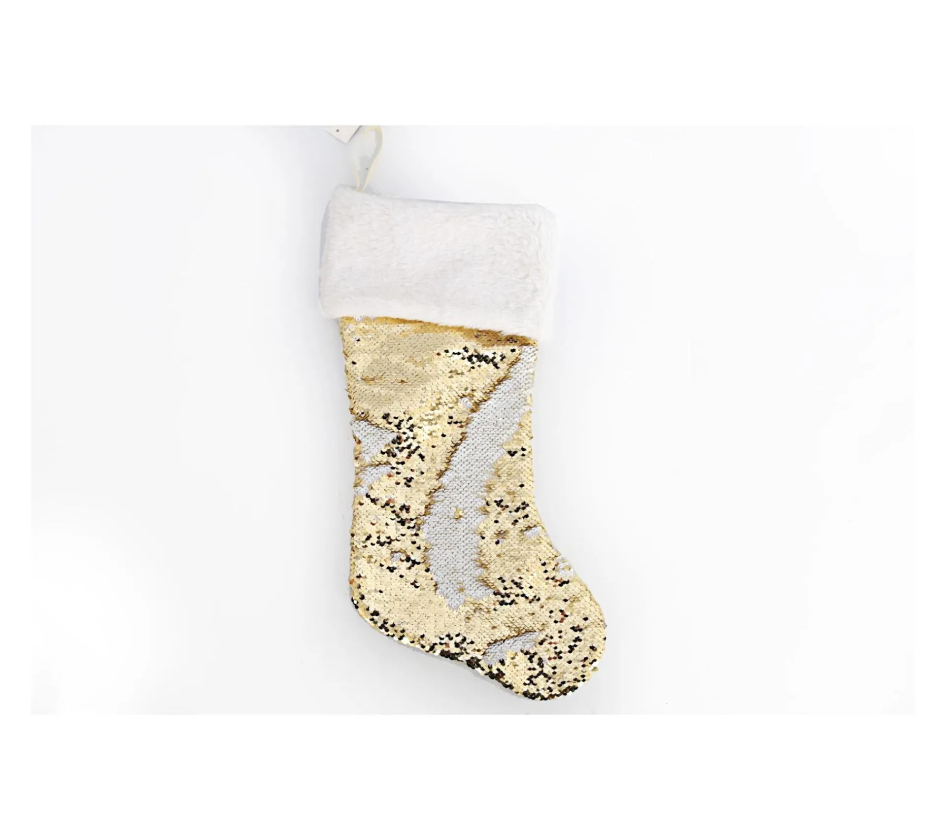 Discount HEART OF THE HOME Décoration De Noël Suspendue Botte Sequin - Dore