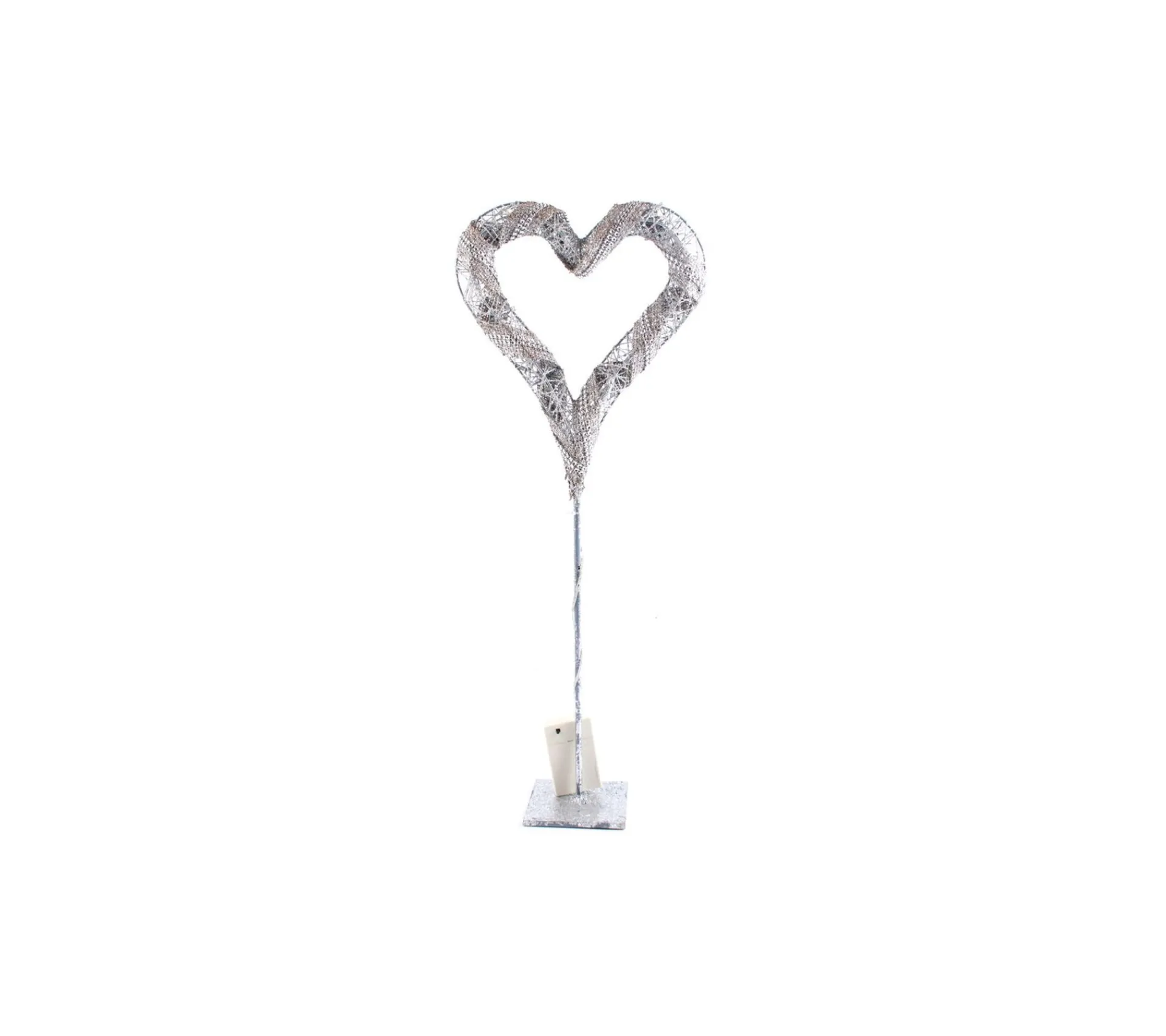 Online HEART OF THE HOME Décoration De Noël Lumineuse Coeur Ice - Argent