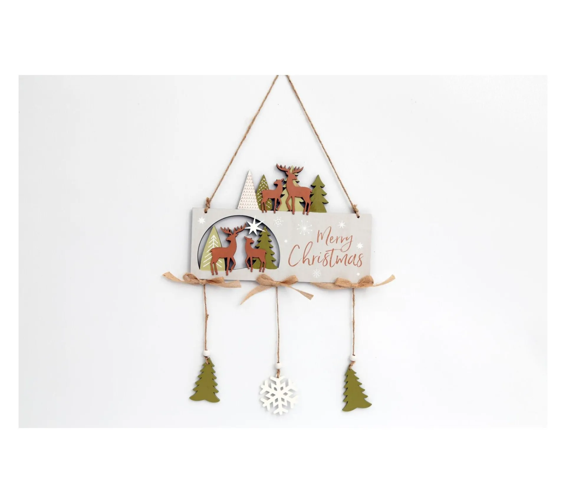 Store HEART OF THE HOME Décoration De Noël Suspendue Forest Tradi - Vert