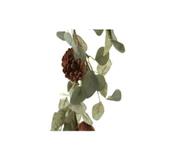 HEART OF THE HOME Guirlande Et Boule De Sapin^ Guirlande De Noël Design Eucalyptus Et Pin - L. 150 Cm - Vert