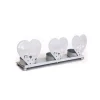 Clearance HEART OF THE HOME Photophore De Noël Coeurs Natural - 3 Bougies - Blanc