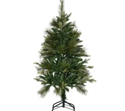 HOMCOM Sapin Et Accessoire^ Sapin De Noël Artificiel Grand Realisme Pied Support Inclus