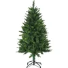HOMCOM Sapin Et Accessoire^ Sapin De Noël Artificiel Imitation Nordmann Vert