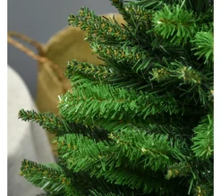 HOMCOM Sapin Et Accessoire^ Sapin De Noël Artificiel Imitation Nordmann Vert