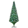 HOMCOM Sapin Et Accessoire^ Sapin De Noël Artificiel Lumineux Vert