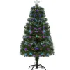 HOMCOM Sapin Et Accessoire^ Sapin De Noël Artificiel Lumineux Vert