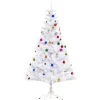 HOMCOM Sapin Et Accessoire^ Sapin De Noël Artificiel Décore