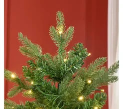HOMCOM Sapin Et Accessoire^ Sapin De Noël Artificiel Lumineux Led X 320 Blanc Chaud H. 180H Cm Vert