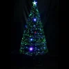 HOMCOM Sapin Et Accessoire^ Sapin De Noël Artificiel Lumineux Vert 120 Cm