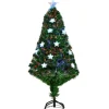 HOMCOM Sapin Et Accessoire^ Sapin De Noël Artificiel Led Multicolore