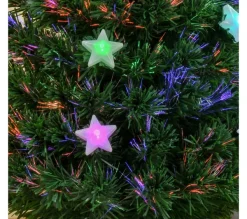 HOMCOM Sapin Et Accessoire^ Sapin De Noël Artificiel Led Multicolore