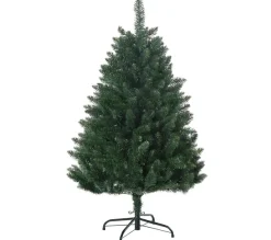 HOMCOM Sapin Et Accessoire^ Sapin De Noël Artificiel Imitation Nordmann H.120 Cm Vert