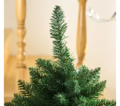 HOMCOM Sapin Et Accessoire^ Sapin De Noël Artificiel Imitation Nordmann H.120 Cm Vert