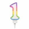 HOMEA Anniversaire Et Autres Fêtes^ Bougie D Anniversaire Chiffre 1