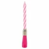 HOMEA Anniversaire Et Autres Fêtes^ Bougie D Anniversaire Musicale 12.5 Cm Rose