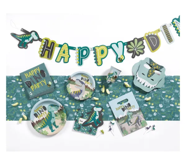 HOMEA Anniversaire Et Autres Fêtes^ Set De 5 Bougies Anniversaire 6 Cm Happy Dino