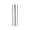HOMEA Anniversaire Et Autres Fêtes^ Set De 16 Longues Bougies D Anniversaire 14.5 Cm Argent