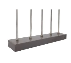 Hot KAYOOM Bougeoir Gris Et Argent 40X9X40