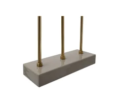 Flash Sale KAYOOM Bougeoir Taupe Et Or 26X9X39,5