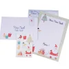 Store * Kit 2 Lettres Et Stickers "Pere Noël" 32Cm Blanc