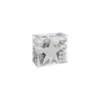 * Guirlande Et Boule De Sapin^Kit 44 Pieces Déco De Noël "Polaire" 24Cm Blanc Et Argent