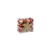 * Guirlande Et Boule De Sapin^Kit 44 Pieces Déco De Noël "Soir" 24Cm Rouge Et Or