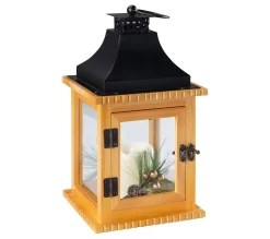 Store * Lanterne Noël Led H. 26,5 Cm Naturel