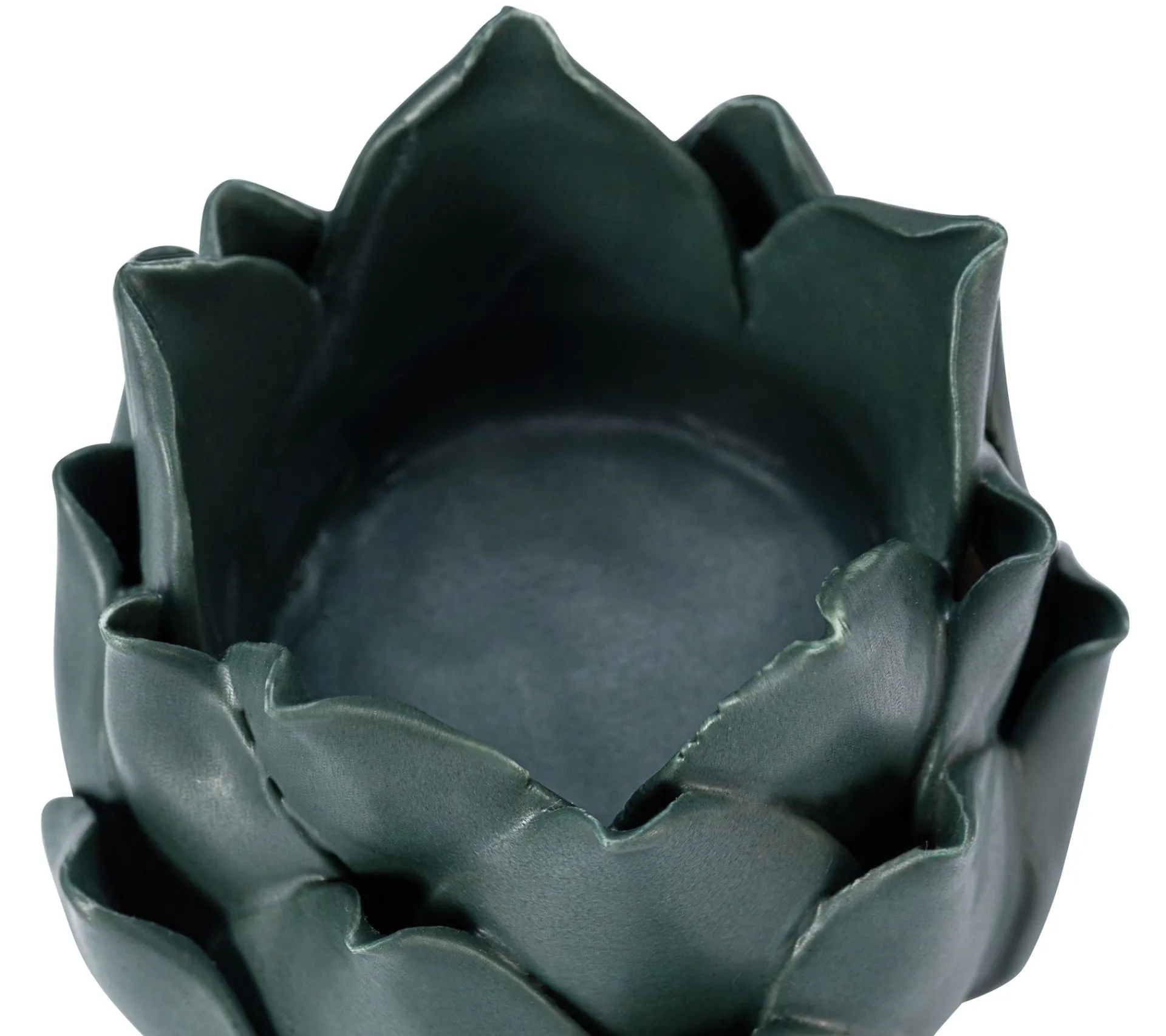Sale LINEA NATURA Bougeoir Lotus H. 6 Cm Ulila Vert
