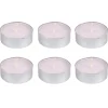 Flash Sale * Lot De 6 Bougies Chauffe-Plat "Essentiel" 5,5Cm Rose