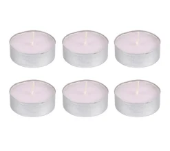 Flash Sale * Lot De 6 Bougies Chauffe-Plat "Essentiel" 5,5Cm Rose