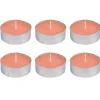 Best Sale * Lot De 6 Bougies Chauffe-Plat "Essentiel" 5,5Cm Mangue