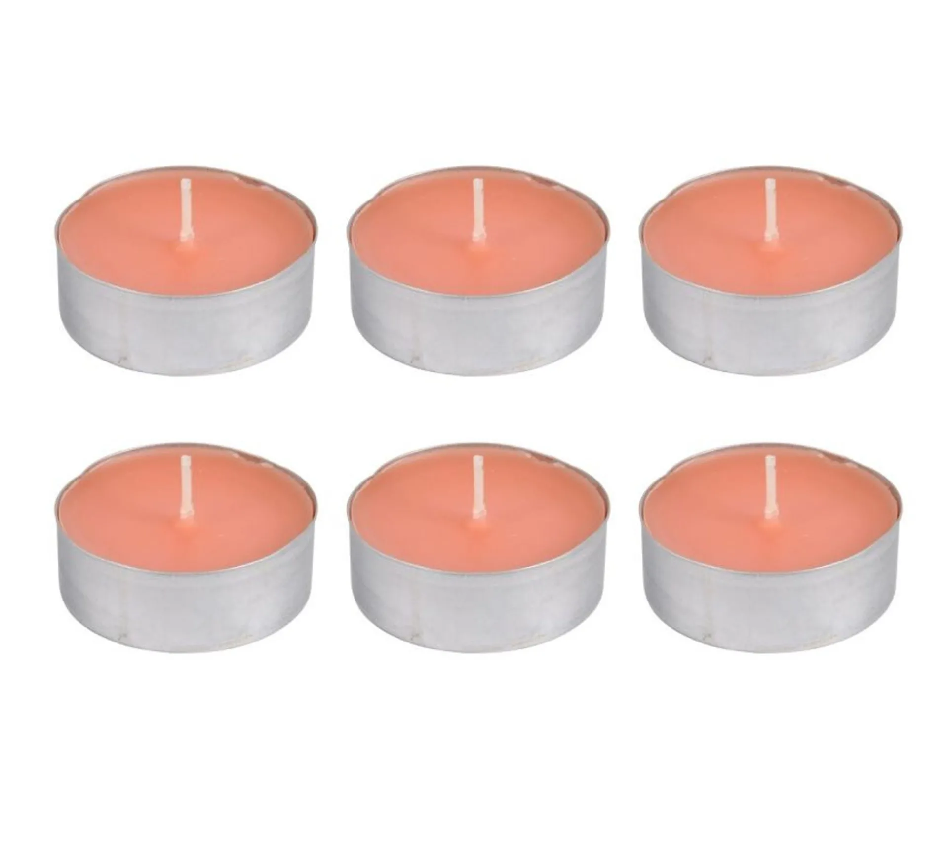 Best Sale * Lot De 6 Bougies Chauffe-Plat "Essentiel" 5,5Cm Mangue