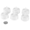 Flash Sale * Lot De 6 Bougies Chauffe-Plat "Led" 3,8Cm Blanc