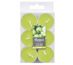 Cheap * Lot De 12 Bougies Chauffe-Plat "Essentiel" 3,5Cm Pomme