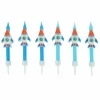 * Anniversaire Et Autres Fêtes^Lot De 6 Bougies 3D "Espace" 7Cm Bleu