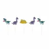 * Anniversaire Et Autres Fêtes^Lot De 5 Bougies D'Anniversaire "Happy Dino" Multicolore