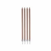 * Anniversaire Et Autres Fêtes^Lot De 16 Bougies D'Anniversaire "Longues" 14Cm Or Rose