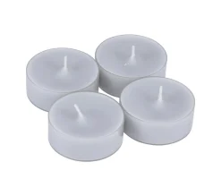 Sale * Lot De 4 Bougies Parfumees Chauffe-Plat "Trendie" Perle Givree